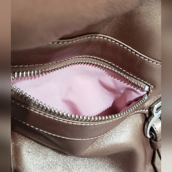 Vintage Cole Haan Bronze Bag with Silver Hardware - Picture 14 of 14